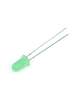 Green 5mm diffused LED (10 pcs)