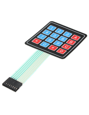 4X4 MATRIX ARRAY MEMBRANE KEYPAD