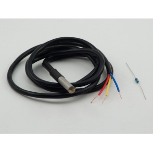 Waterproof DS18B20 Digital temperature sensor with Resistor