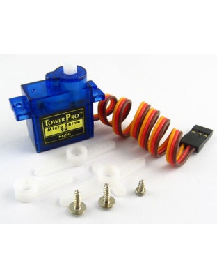  SG90 Universal 9g Servo Motors w/ Accessories for R/C Robot / Helicopter - Blue   Yellow