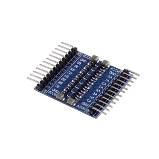  8-Channel 3.3V to 5V Voltage Converter Module for Raspberry Pi - Blue