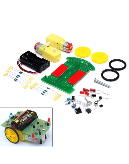 Tracking Robot Car Electronic DIY Kit With Reduction Motor