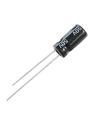 Electrolytic Radial Capacitor 1uF 50V (10 pack)