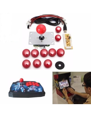 Arcade Kit DIY Replacement Parts USB Encoder to PC Joystick and Buttons