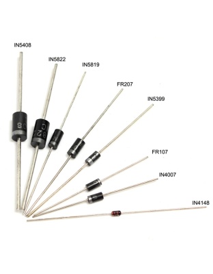 100Pcs 8 Values Assorted Diode Kit