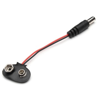 DC 9V 1A Battery Button Power Cable Tieline For Arduino