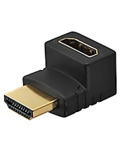 270 Degree Right Angle HDMI Male to Female Adapter Extender
