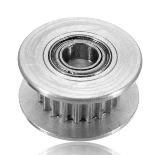 GT2 Synchronous Wheel 5MM With 20 Teeth 20-5-6 T Silver