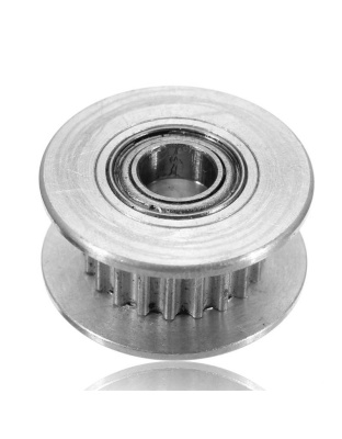 GT2 Synchronous Wheel 5MM With 20 Teeth 20-5-6 T Silver