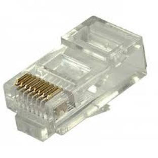 RJ-45 CAT5 Modular Plug (Non Pass Through) Network Connector(10 pack)