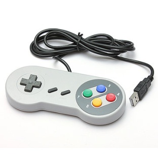 SNES USB Famicom Colored Super Nintendo Style Controller