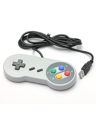 SNES USB Famicom Colored Super Nintendo Style Controller