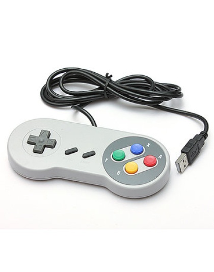 SNES USB Famicom Colored Super Nintendo Style Controller