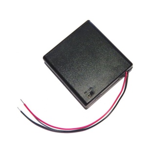 Switched Battery Box 4xAA(6V)