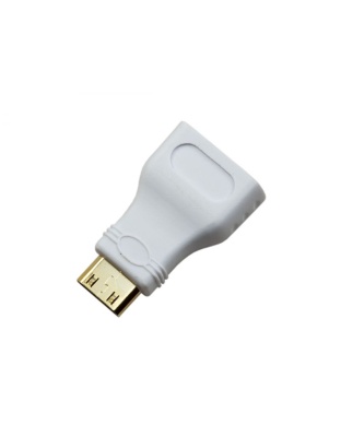 Pi Zero HDMI Adaptor White (Mini HDMI to HDMI)