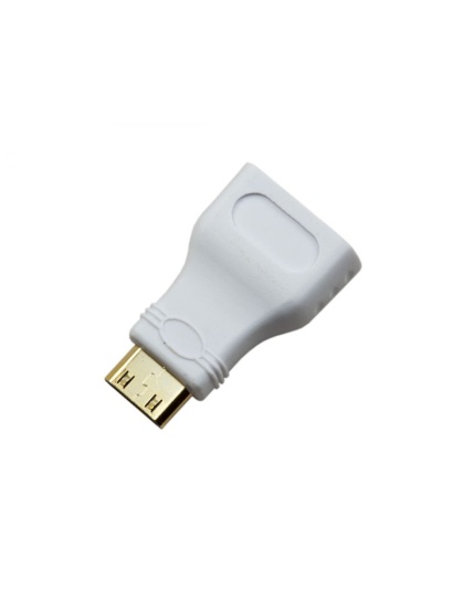 Pi Zero HDMI Adaptor White (Mini HDMI to HDMI)