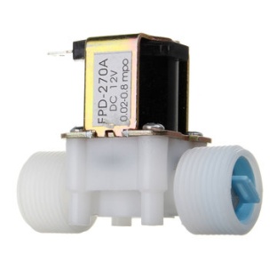 3/4" 12V PP Normally Closed Type Solenoid water Valve