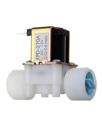 3/4" 12V PP Normally Closed Type Solenoid water Valve