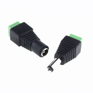5.5 x 2.1mm Pair Male Female 12V DC Power Plug Jack Adapter Connector for CCTV