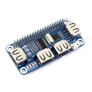 ws 4 Port USB HUB pHAT for Raspberry Pi Zero