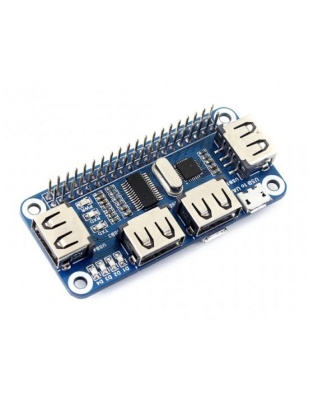 ws 4 Port USB HUB pHAT for Raspberry Pi Zero