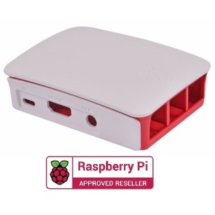 Official Raspberry Pi2, Pi3B and Pi3B+  Red &amp; White Case