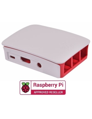 Official Raspberry Pi2, Pi3B and Pi3B+  Red &amp; White Case