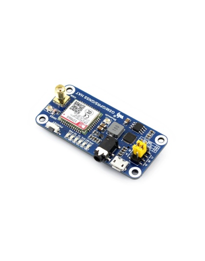 WS GSM/GPRS/GNSS/Bluetooth HAT for Raspberry Pi