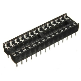 28 Pins IC DIP 2.54mm Wide Integrated Circuit Socket Adaptor 