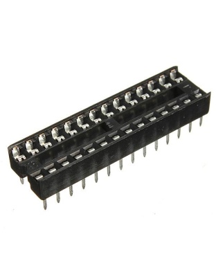 28 Pins IC DIP 2.54mm Wide Integrated Circuit Socket Adaptor 