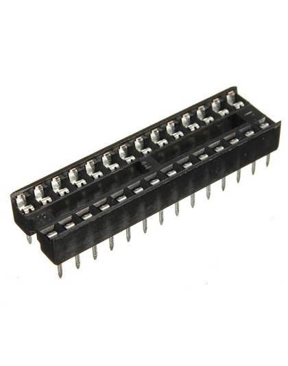 28 Pins IC DIP 2.54mm Wide Integrated Circuit Socket Adaptor 