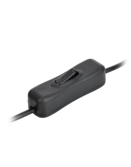 5V/12V Male to Female Barrel Power Extension Cable with Switch 5.5x2.1mm  26cm