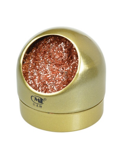 CMT Welding Soldering Solder Iron Tip Cleaner Gold Cleaning Wire with Stand