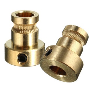 1.75mm Brass Feed Extruder Wheel Drive Gear For Reprap 3D Printer