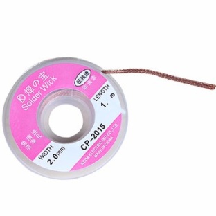 2.0mm 1.5m Desoldering Braided Solder Remover Wick