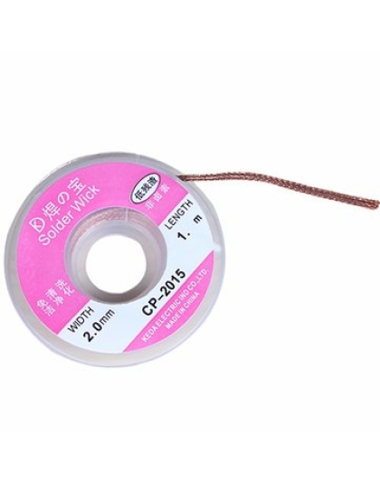 2.0mm 1.5m Desoldering Braided Solder Remover Wick
