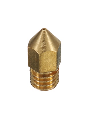 MK8 0.4mm Copper M6 Thread Extruder Nozzle For 3D Printer