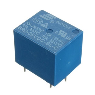 Mini 5V DC Power Relay SRD-05V 5 Pin PCB Type