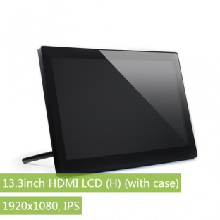 WS 13.3inch Capacitive Touch HDMI LCD (H) (with case) 1920x1080 IPS