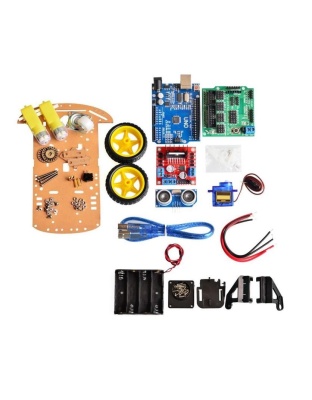 Avoidance tracking Smart Robot Car Chassis Kit Speed Encoder Battery Box 2WD Ultrasonic module For Arduino kit