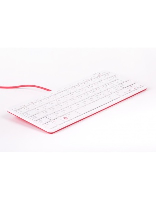 Official Raspberry Pi US Keyboard (Red/White)