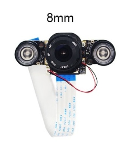 5MP Camera IR-CUT 5MP 8 mm Adjustable Focus  Night Vision NoIR Camera for Raspberry Pi