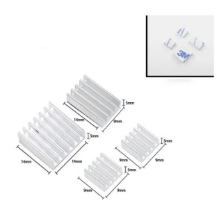 Raspberry Pi 4B Aluminium Heatsink Kit(4)
