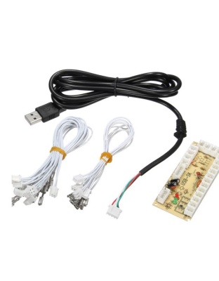 Zero Delay Arcade USB Encoder &amp; Wire Set(Lugs joystick)
