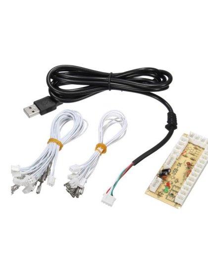 Zero Delay Arcade USB Encoder &amp; Wire Set(Lugs joystick)