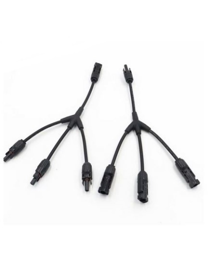 1 pair MC4 3Y Branch parallel connection 30A 1000V solar Panel Cable Connector(MMMF and FFFM)