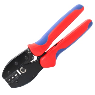 MC4 Solar Crimping Pliers for 2.5-6.0mm PV Solar Panel Cable Black and Red