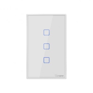 SONOFF T2 EU/US/UK AC 100-240V 3 Gang TX Series 433Mhz WIFI Wall Switch RF Smart Wall Touch Switch