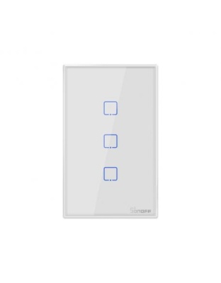 SONOFF T2 EU/US/UK AC 100-240V 3 Gang TX Series 433Mhz WIFI Wall Switch RF Smart Wall Touch Switch