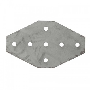 Mild Steel 360 Angle Bracket Strip Board for Aluminium Profile 2020 with 7 holes